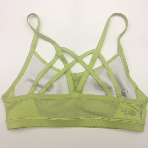 Neon green sports bra from The North Face - Picture 2 of 4